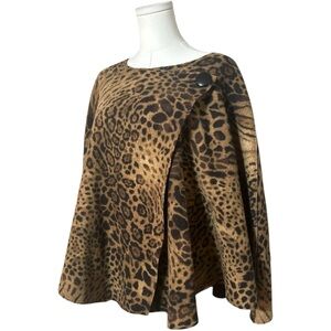 Vintage cape | Animal Print Cape | One Size |  (Small-XL) 334